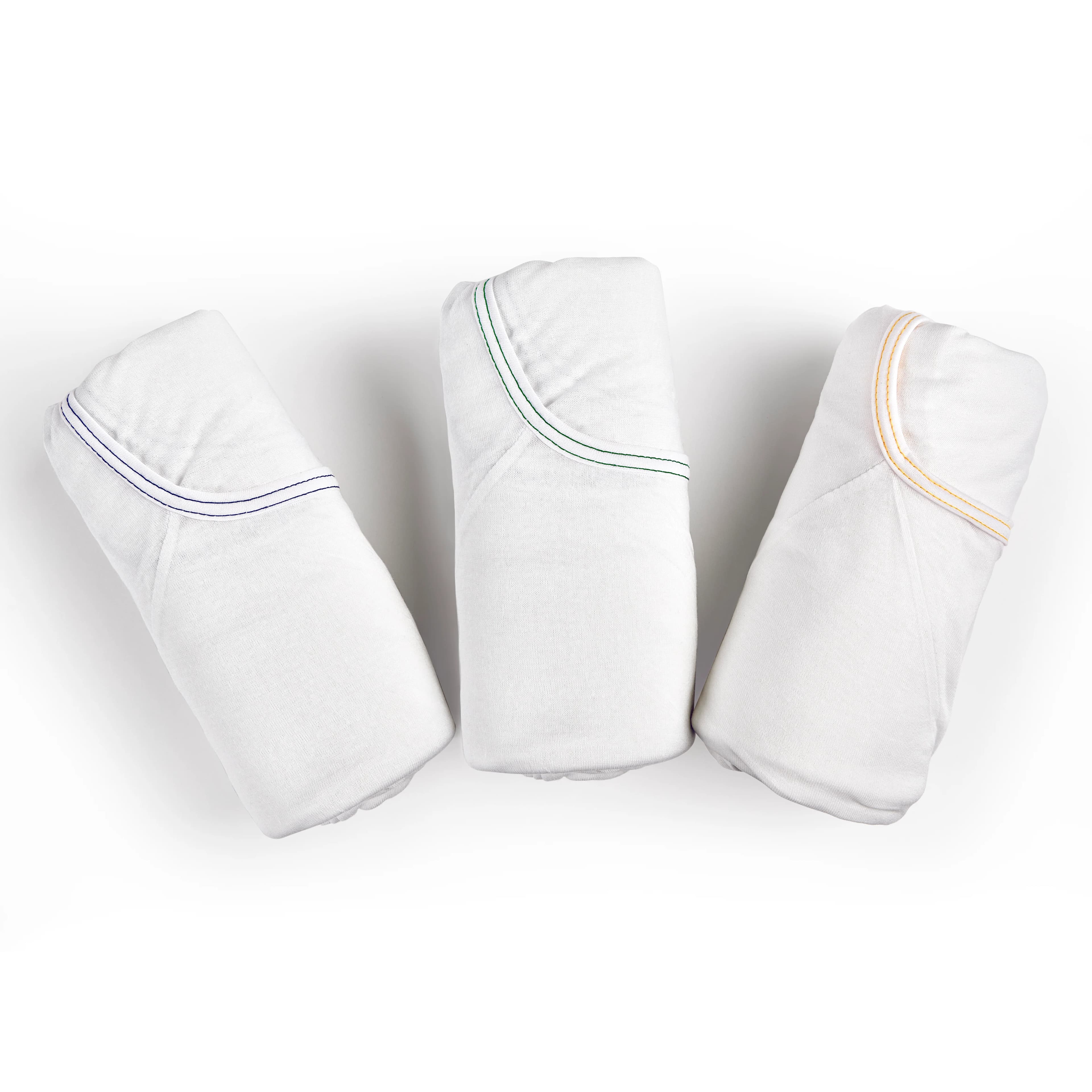 KNITTED FITTED SHEET 24OZ GOLD HEM